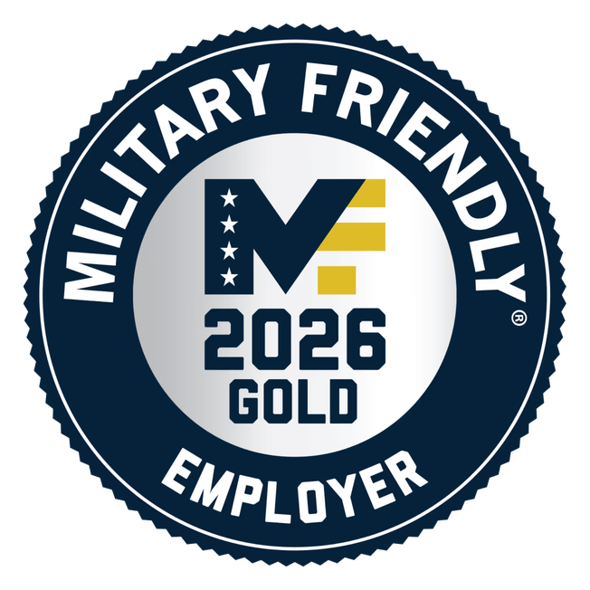 Military Friendly Gold Employer, 2026